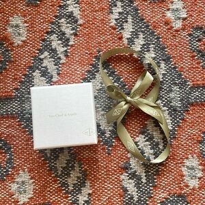 Van Cleef and Arpels Jewelry Box Gift Box w/ribbon